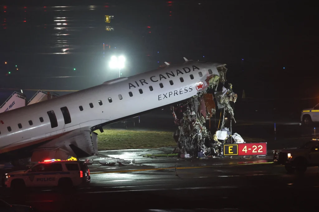 Air Canada Airbus A220 Collides with Port Authority Vehicle at LaGuardia Airport