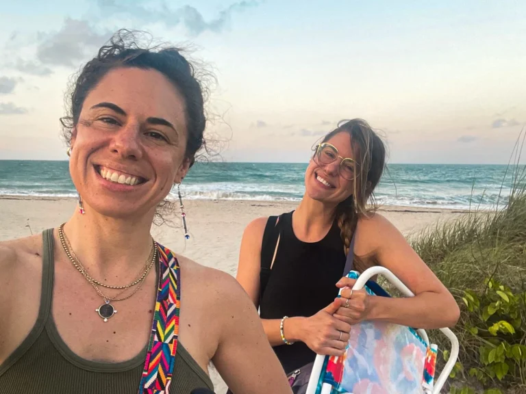 Serene uncrowded Florida beach shoreline