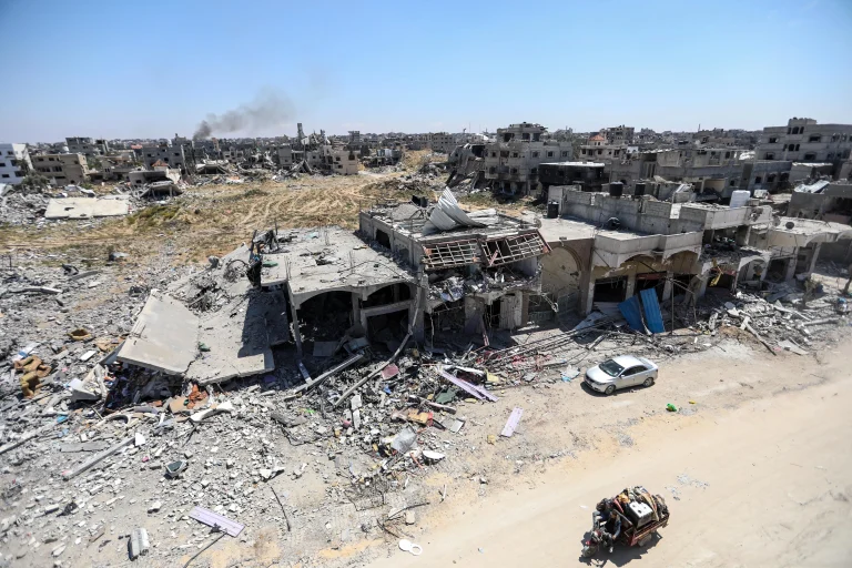 Gaza airstrike aftermath death toll rises