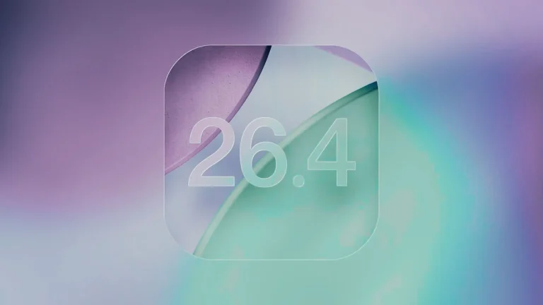 iPhone displaying iOS 26.4 features