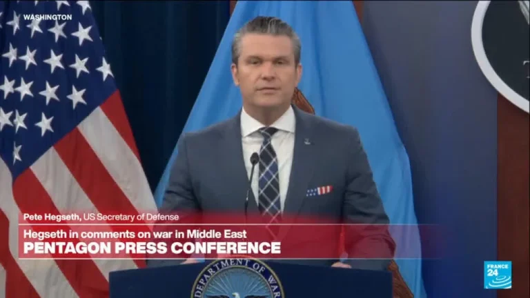 Pentagon briefing on Iran conflict