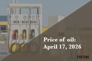 Brent oil price $96.18 April 2026