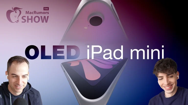 iPad mini OLED upgrade visuals