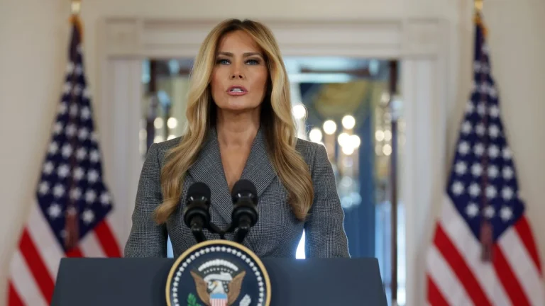 Melania Trump Epstein White House statement