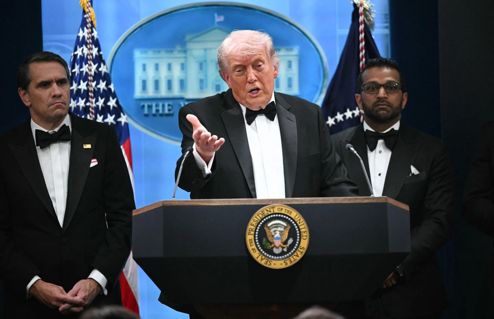 Trump lashes out over shooter manifesto as Democrats accused of inciting violence