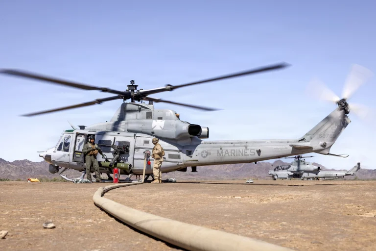 Marines practice FARP deployment operations