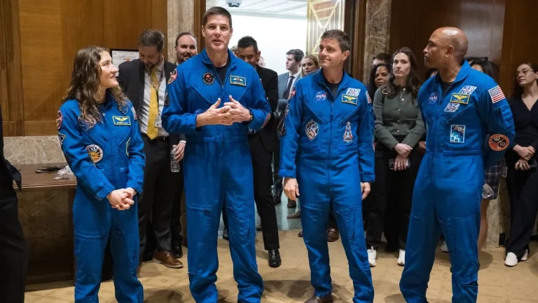 Artemis 2 astronauts Capitol Hill confrontation