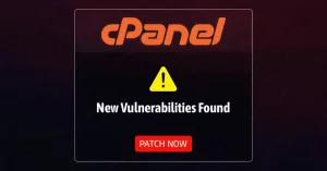 cPanel vulnerability patch screenshot