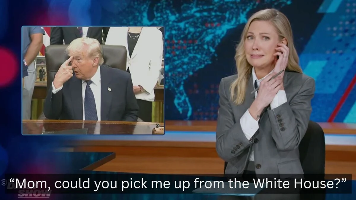 Daily Show’s Desi Lydic Slams Trump White House Kids Event as a Bizarre PR Stunt