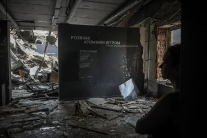 Kyiv Chernobyl Museum missile devastation