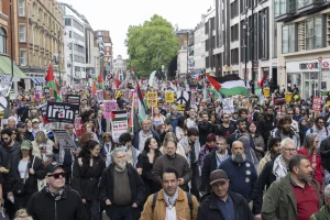 London protests far-right pro-Palestine