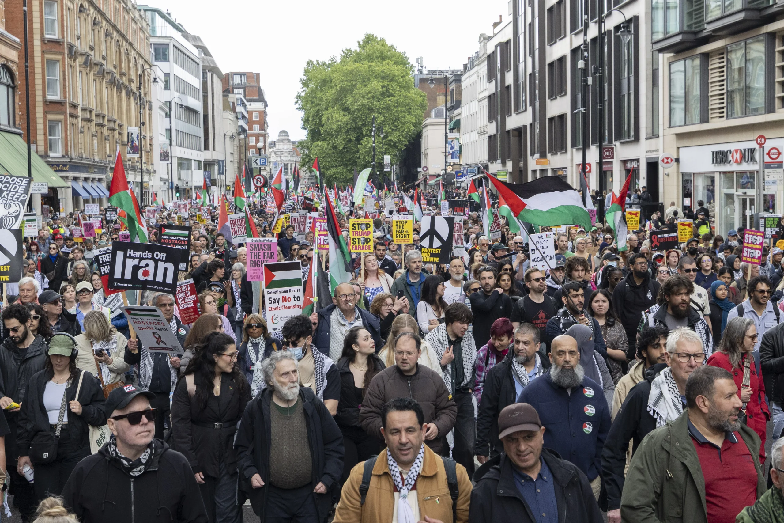 London protests erupt as far‑right rally clashes with pro‑Palestine Nakba Day march