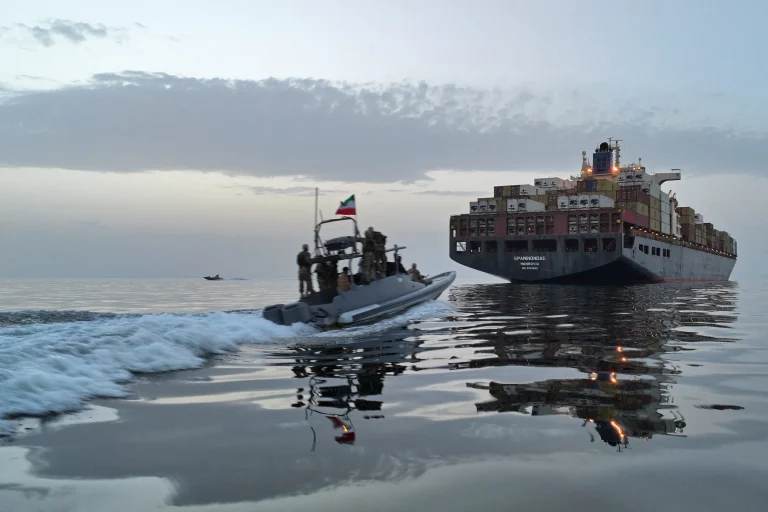 Cargo ship attack Strait of Hormuz