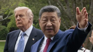Trump Beijing summit friendly garden