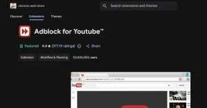 Chrome ad blocker script injection alert