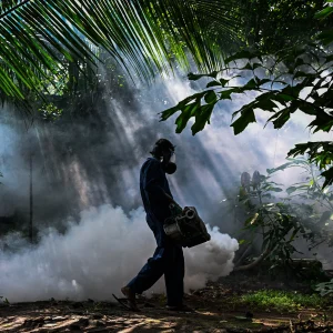 Sri Lanka drones battling mosquitoes