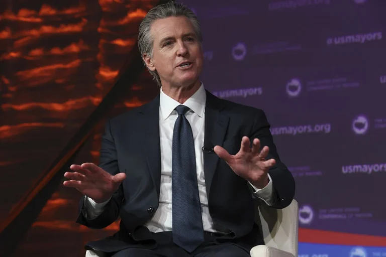 Gavin Newsom confronting Trump DOJ