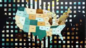 US housing market inventory map