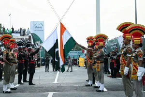 India Pakistan peace border ceremony