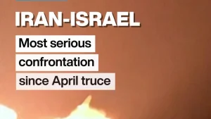 Israel Iran clash night missile exchange