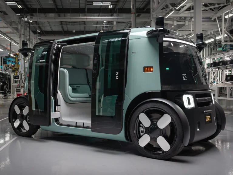 Zoox robotaxi production 100 weekly