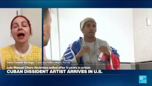 Cuban dissident artist Miami arrival