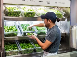 Cyclospora outbreak foot traffic decline