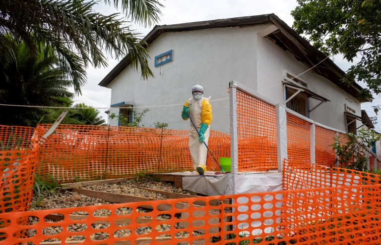 Ebola deaths DRC outbreak blaze