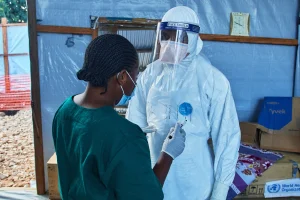 Ebola outbreak DR Congo map