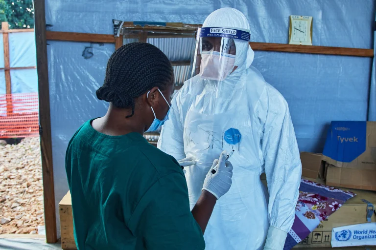 Ebola outbreak DR Congo map