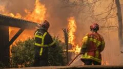 Wildfires engulf France Spain evacuation