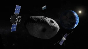 Spacecraft swarm Apophis 2029 flyby