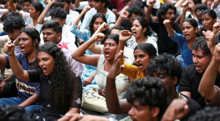 India youth protest rally