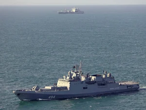Russian warship shadow fleet escort