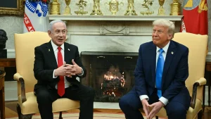 Trump Netanyahu White House meeting