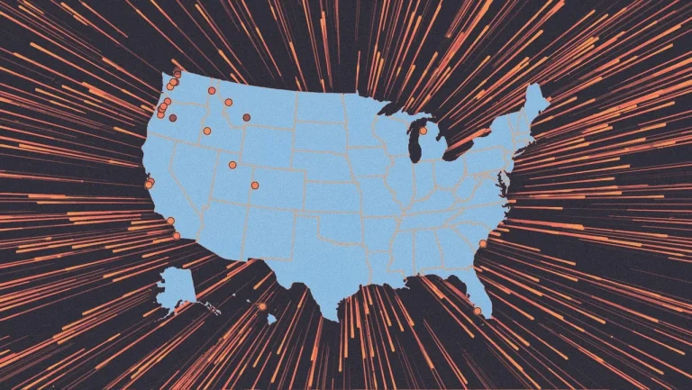 U.S. housing markets price surge map
