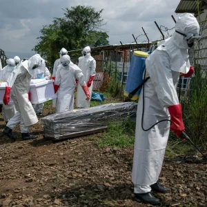 Ebola outbreak Congo map view