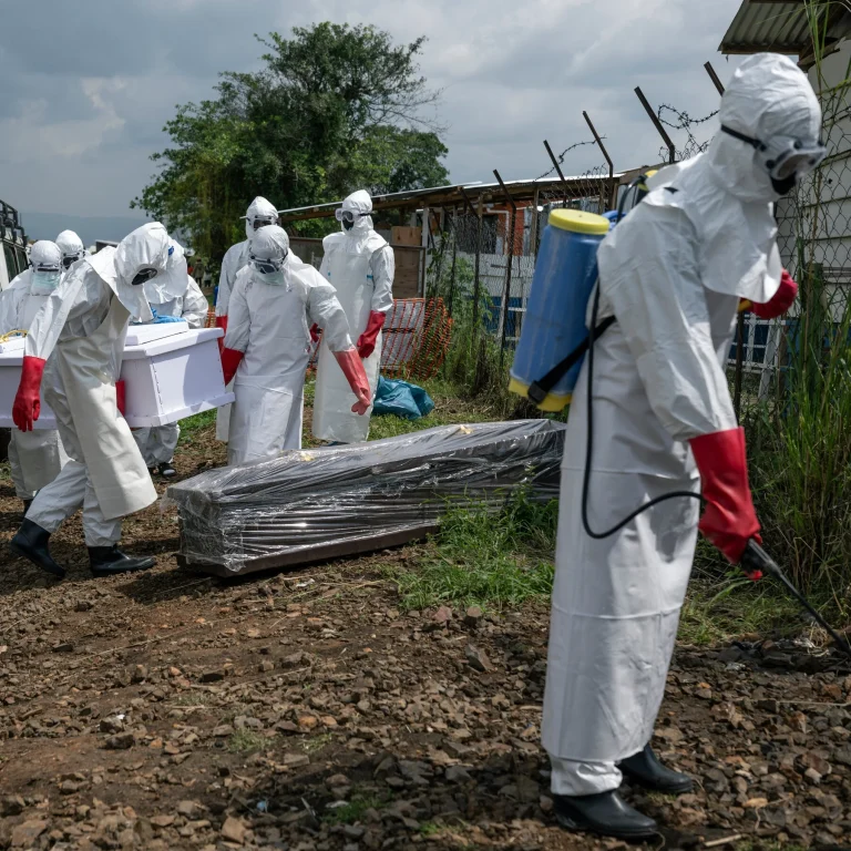 Ebola outbreak Congo map view