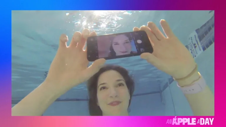 Apple water‑resistant iPhone pool test