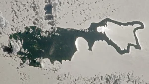 Rennell Island sunglint silver lens