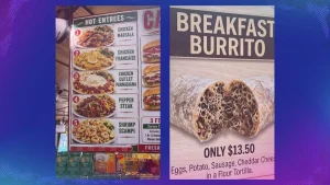 AI-generated food menu backlash