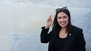 AOC touring upstate New York