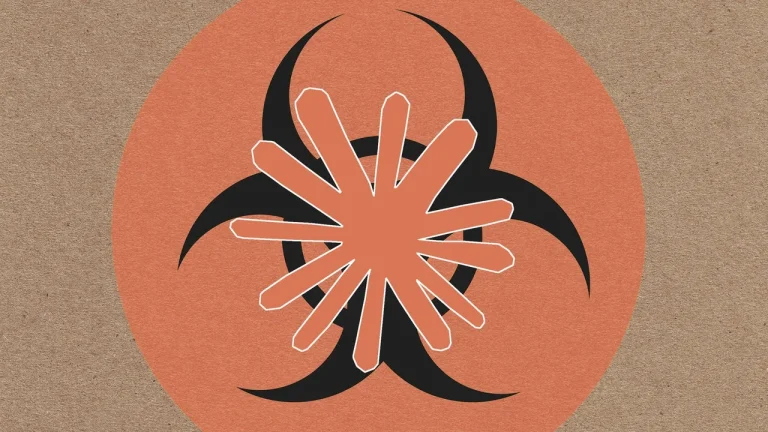 Claude bioweapon risk illustration