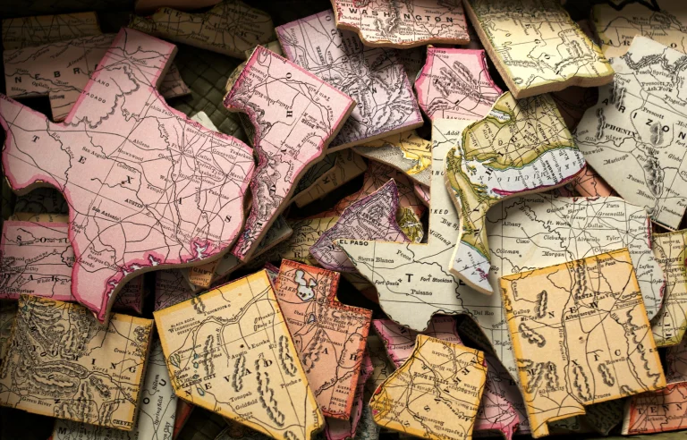 Geometry shaping gerrymandering maps