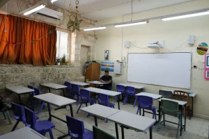 Jerusalem schools strike protest