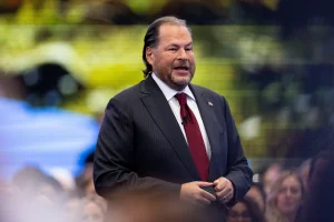 Marc Benioff AI regulation speech