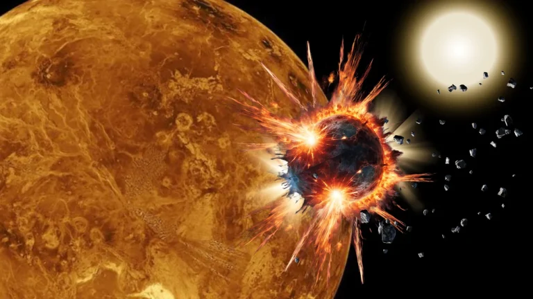 Venus moon disappearance simulation illustration